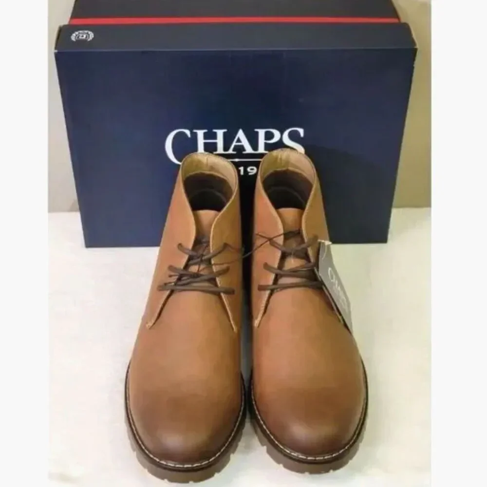 Size: 10 Chukka Boots w/ Memory Foam . Chaps . New in Box